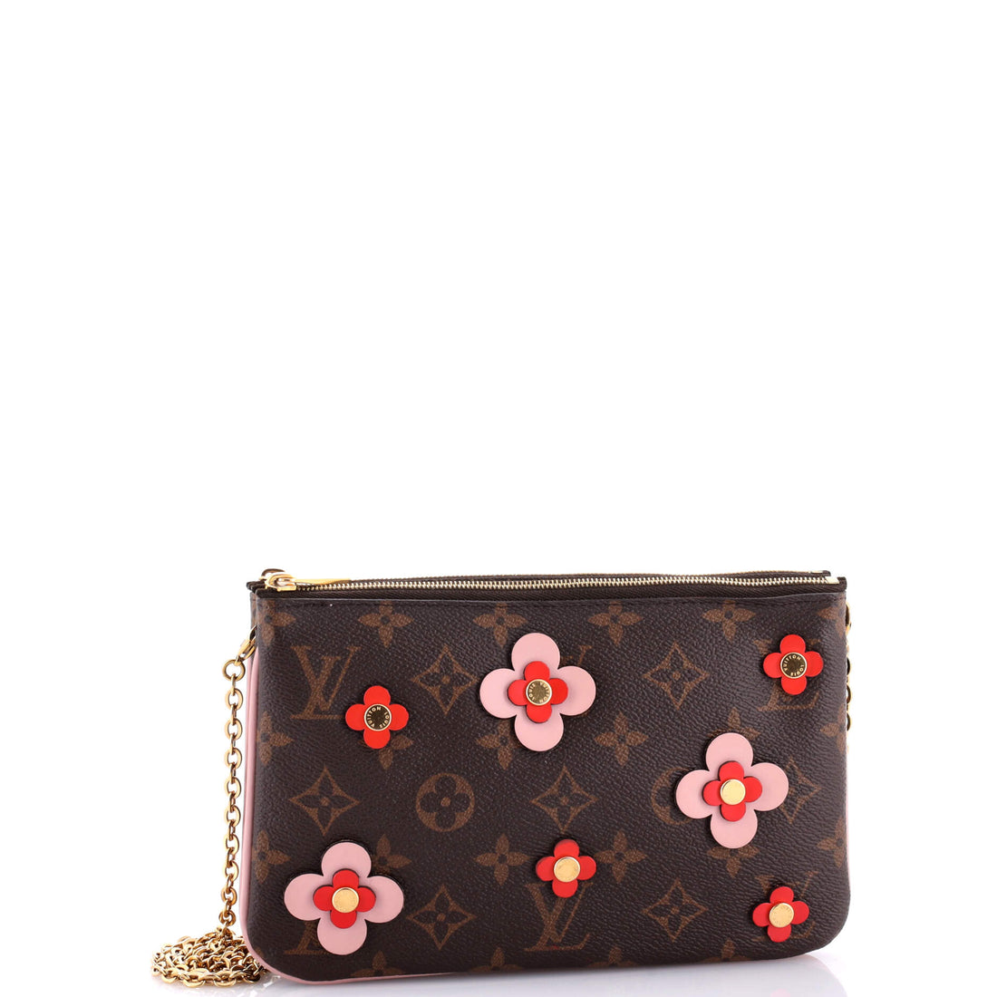 Double Zip Pochette Limited Edition Blooming Flowers Monogram Canvas