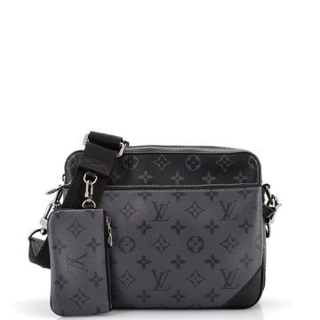 Trio Messenger Bag Reverse Monogram Eclipse Canvas