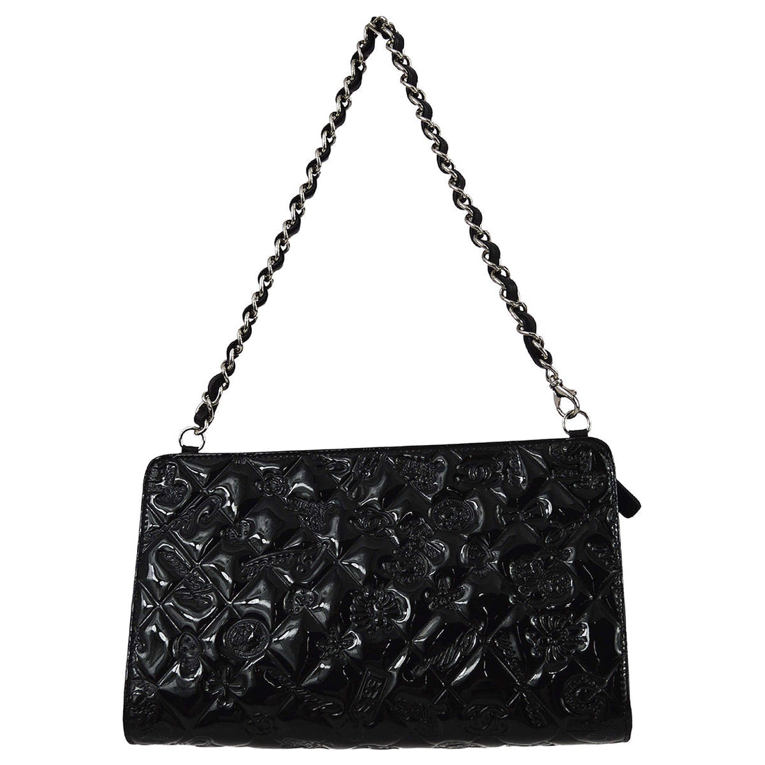 Chanel * 2009-2010 Black  Leather Icon Handbag