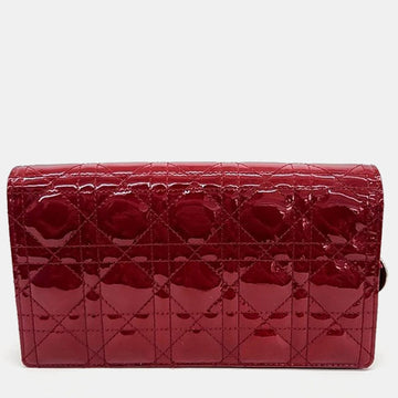 Dior Chanel Red New 1:1 Rep Leather Cannage Chain Crossbody Bag