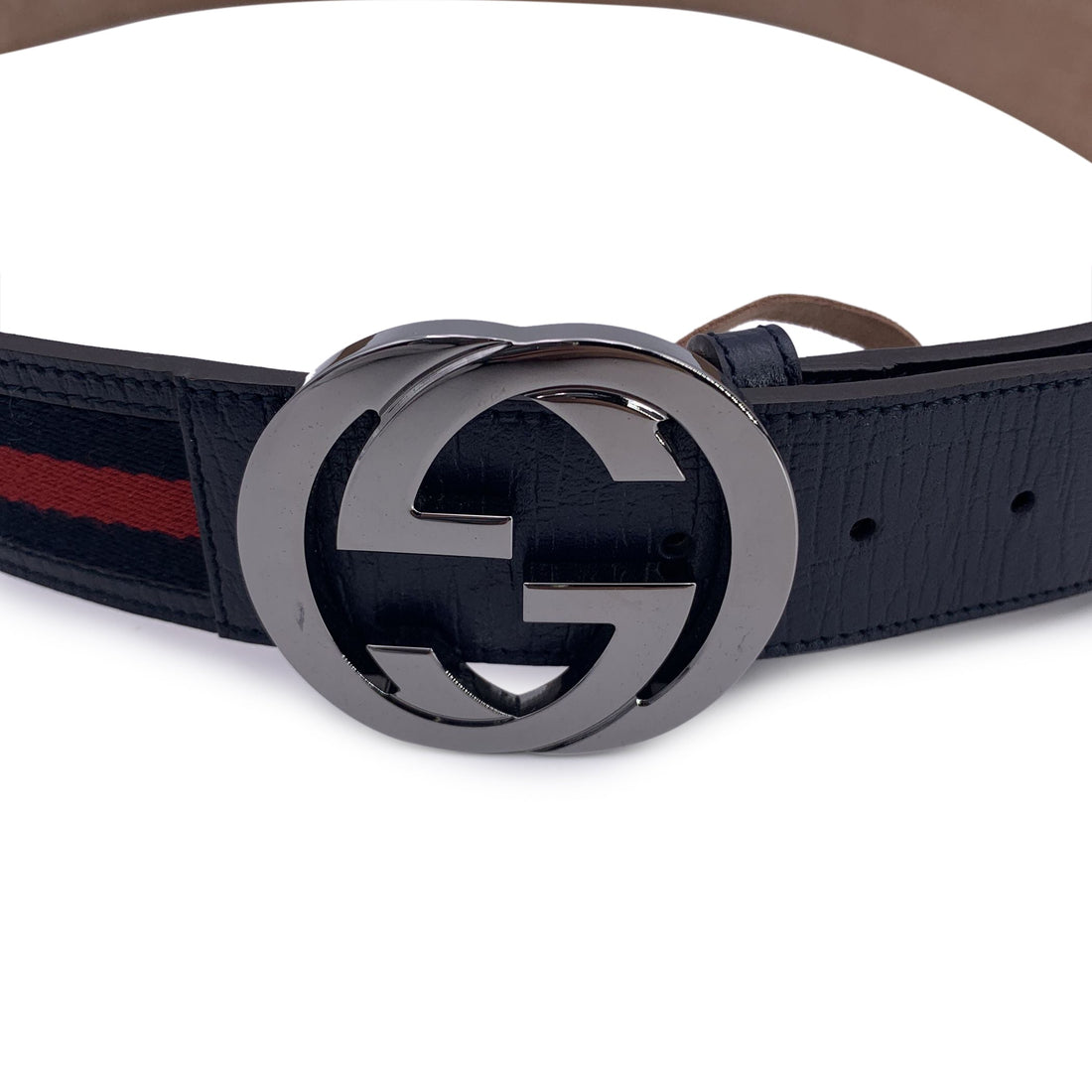 Gucci Leather Belt GG Buckle