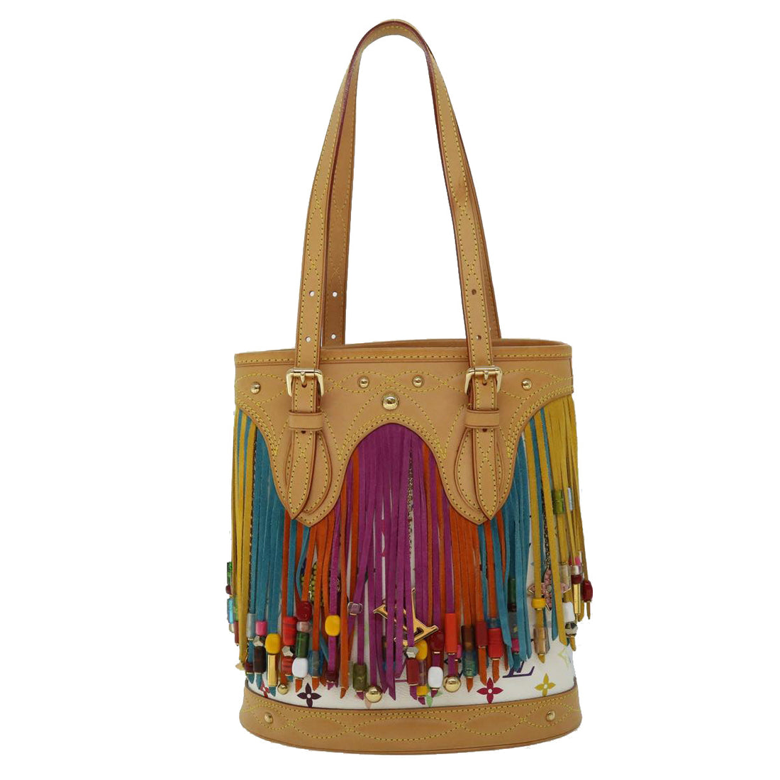 Louis Vuitton Bucket  Canvas Tote Bag