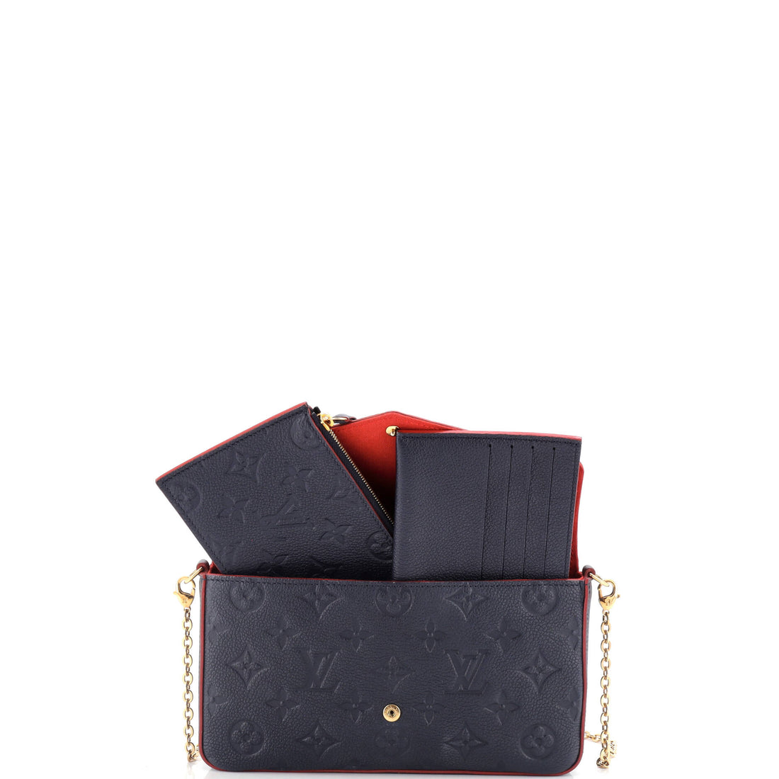 Felicie Pochette Monogram Empreinte Leather