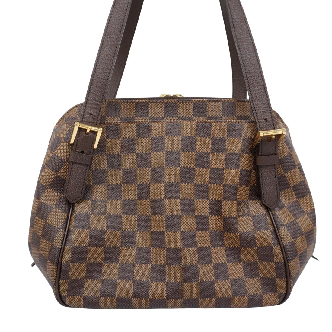 Louis Vuitton Belem Mm  Canvas Shoulder Bag