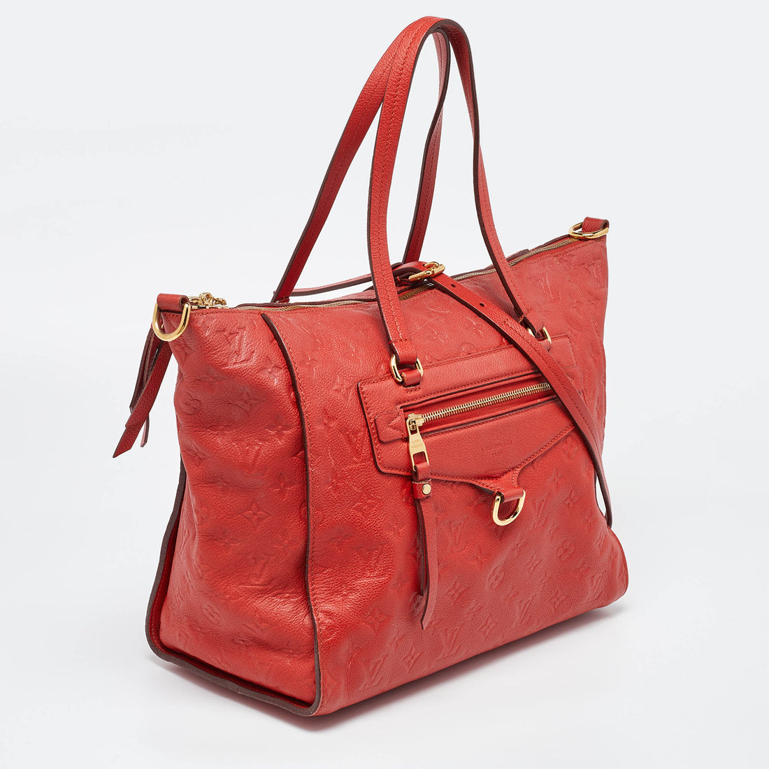 Louis Vuitton Cherry Monogram Empreinte Leather Lumine Pm Bag