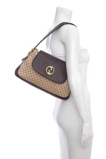 Gucci  Brown Damen Canvas Handbag