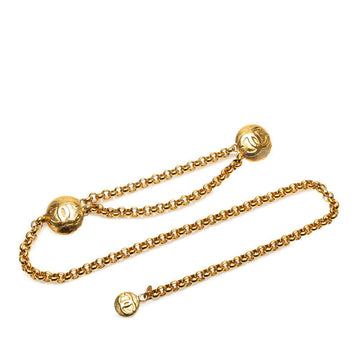 Chanel Coco no mark Round Chain Belt Gold