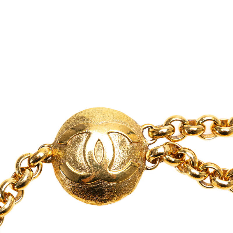 Chanel Coco no mark Round Chain Belt Gold
