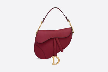 Christian Dior Bag Cherry Red Grained CalBNkin