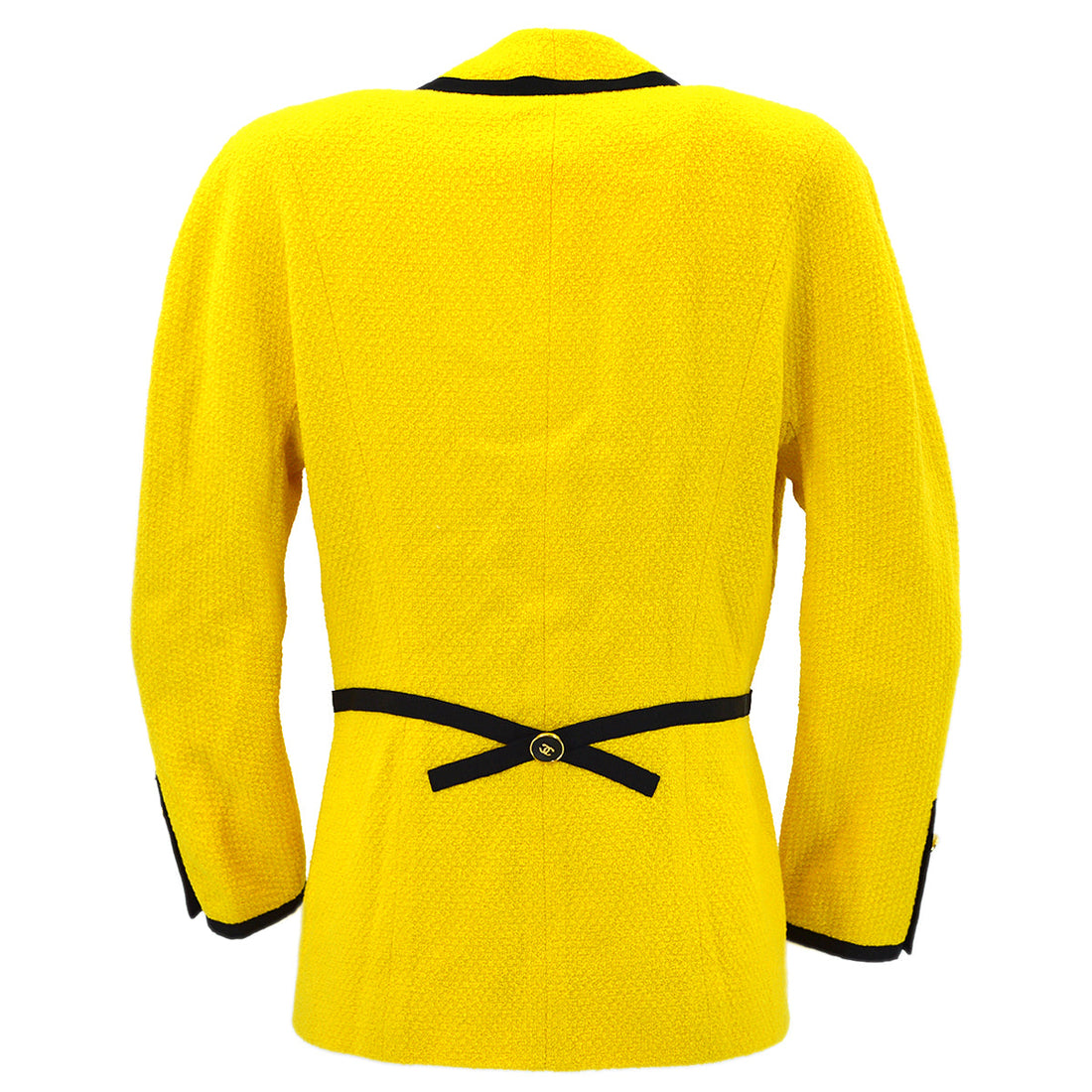 Chanel Single Breasted Jacket Yellow #42