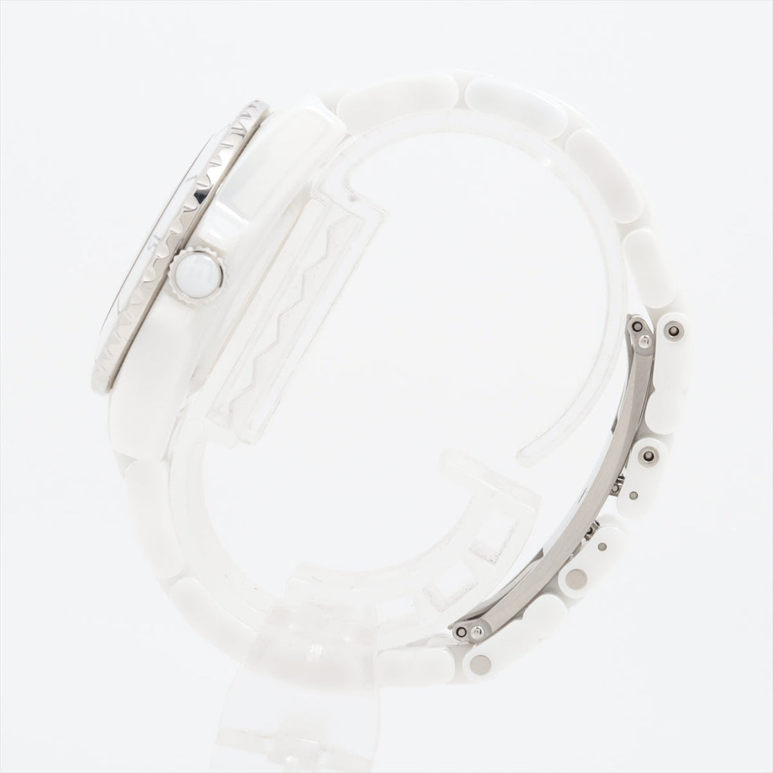 Chanel J12 H5699 SSCE AT White Writing s