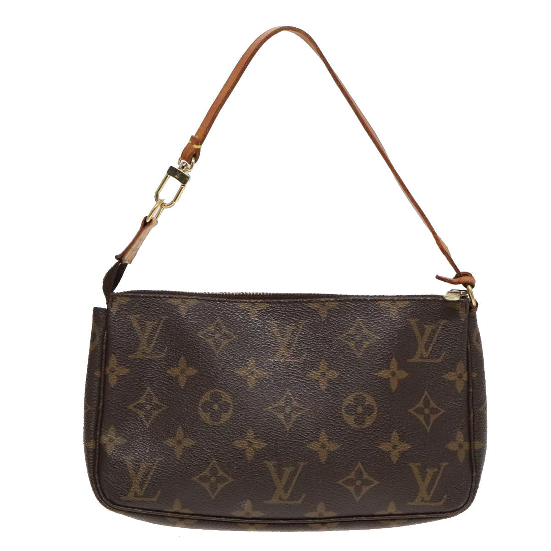 Louis Vuitton Pochette Accessoire  Canvas Clutch Bag