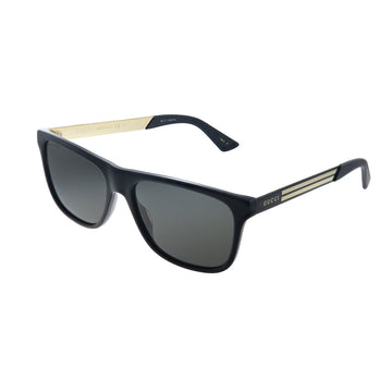 Gucci  GG 0687S 002 Unisex Rectangle Sunglasses