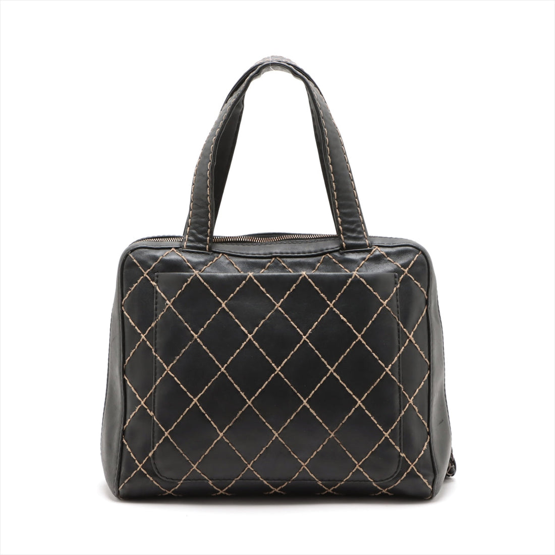 Top Quality Chanel WILDSTECH Lambskinkin Tote BAG BLACK GAMMETALIC GOLD WOakSHIP 6TH EARTH  LOVE MARKET SHOP