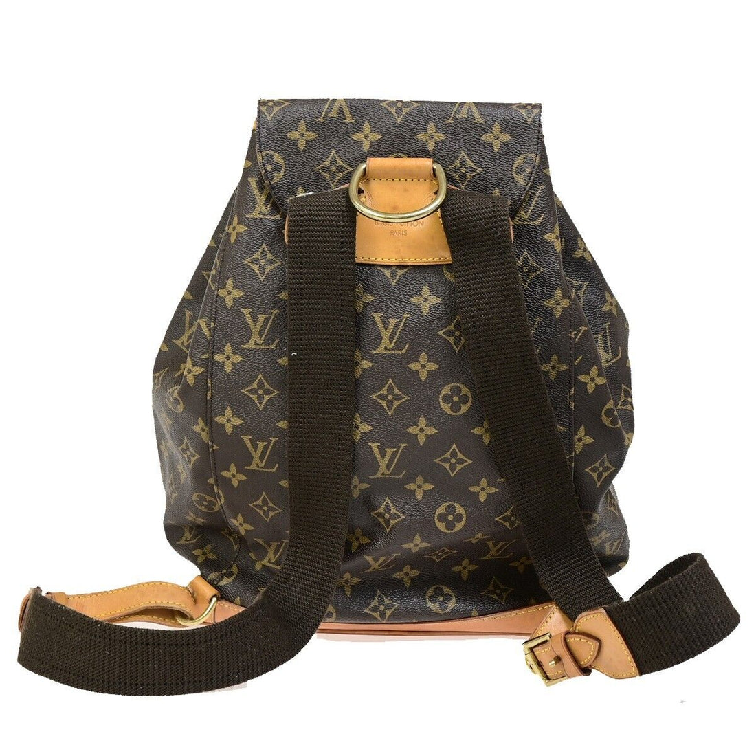 Louis Vuitton Montsouris Gm  Canvas Backpack Bag