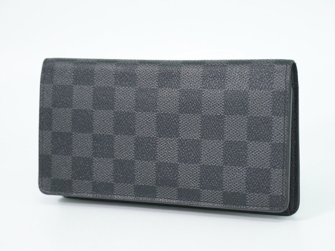 Louis Vuitton Portefeuille Brazza  Leather Wallet