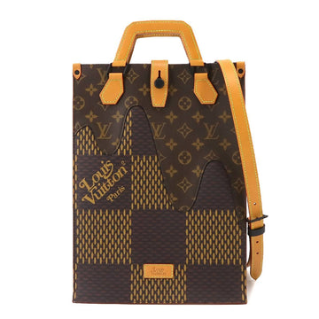 Louis Vuitton Nigo  Canvas Shoulder Bag