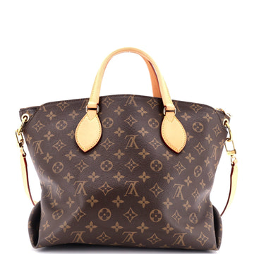 Flower Zipped Tote Monogram Canvas MM