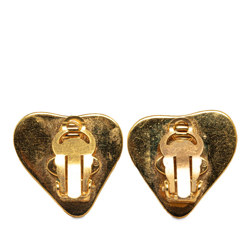 Chanel COCOno mark HEART EARLING GOLD MECKING LADY CHANEL