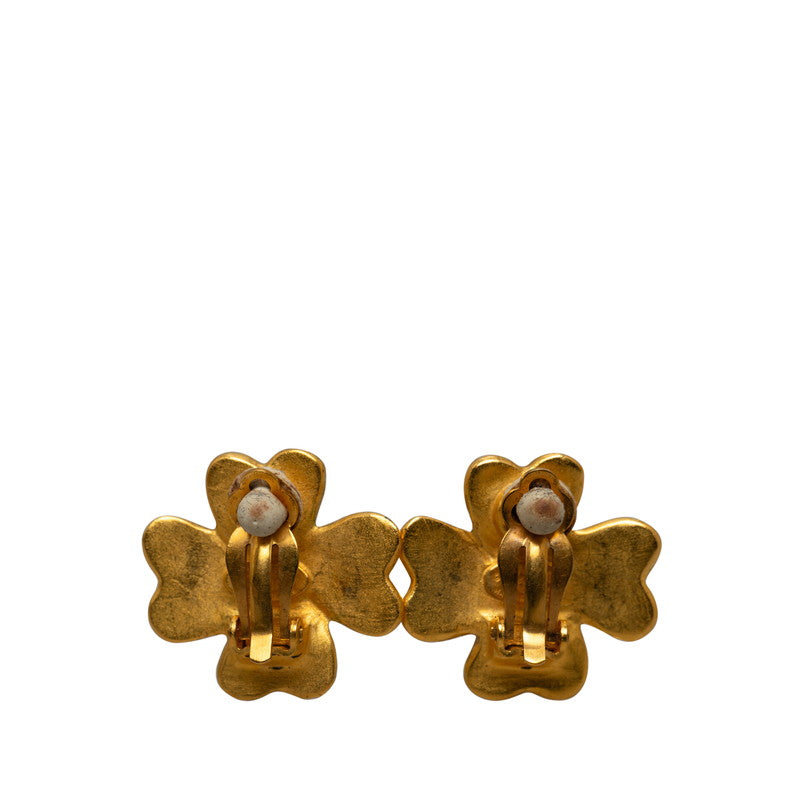 Chanel  Coco Clover Earring Gold   Chanel