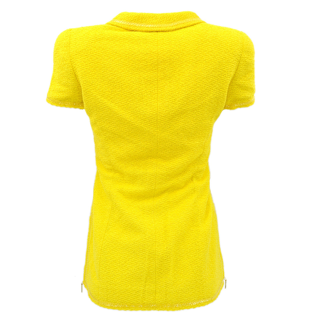 Chanel Spring 1995 Zip Up Jacket Yellow #38