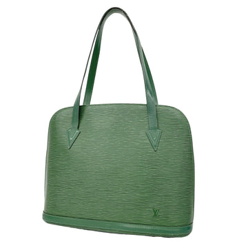 Louis Vuitton Lussac  Leather Shoulder Bag