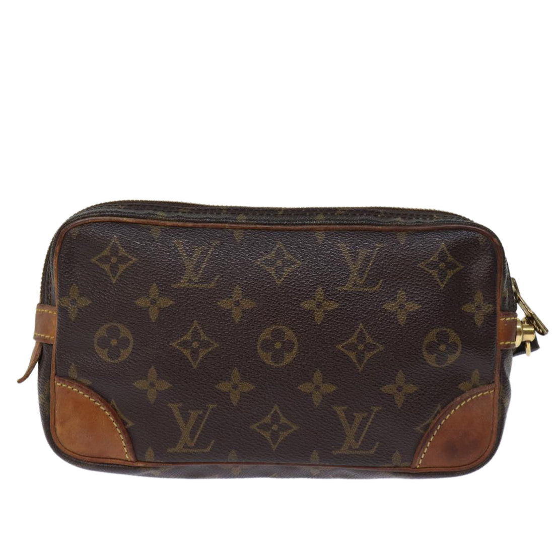 Louis Vuitton Marly Dragonne  Canvas Clutch Bag