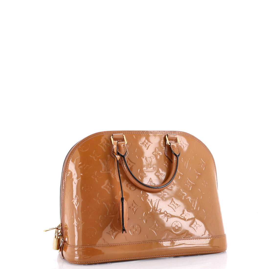 Alma Handbag Monogram Vernis PM