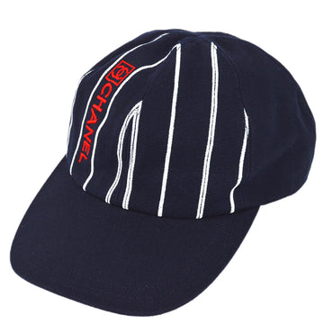 Chanel Navy Sport Line Cap Hat #M Small New