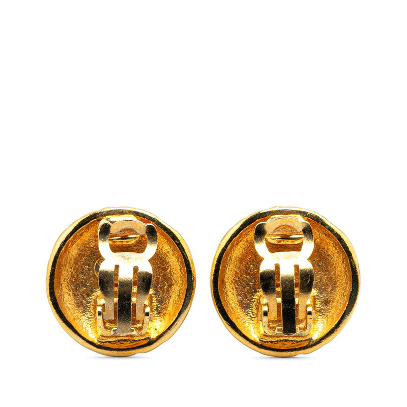 Chanel  Coco no mark Earrings Gold