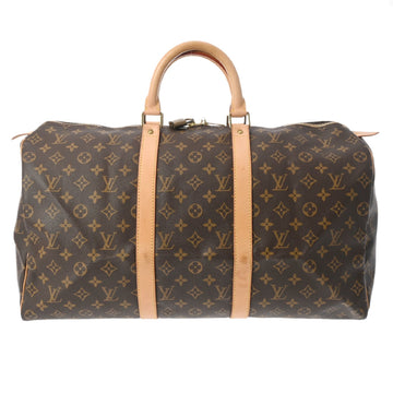 Louis Vuitton Keepall 50  Canvas Travel Bag