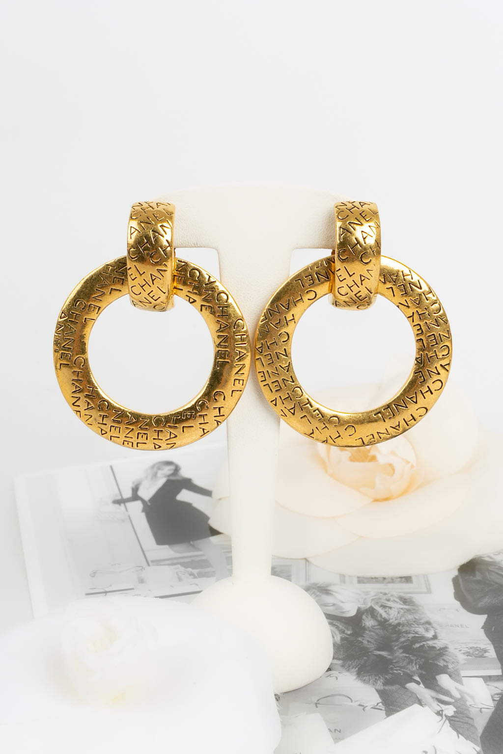 Boucles d'oreilles cr?©oles Chanel