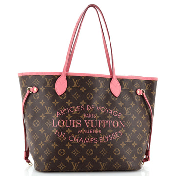 Neverfull Tote Limited Edition Ikat Monogram Canvas MM