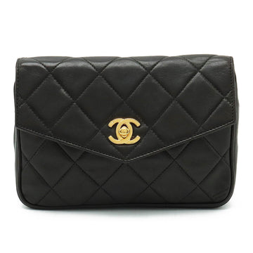 Chanel MATRACE COCOno mark WESTBACK PORTCHE Belt BACK 2WAY CRACKBACK LEADER BLACK BLACK GOLD WORKSHOP #65