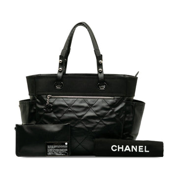 Chanel COCOno mark PARIBIARITZ GM Tote BAG BLACK PVC LINKS LEADER LADY  Chanel SHOPPING no markET SHOPPING CHANEL