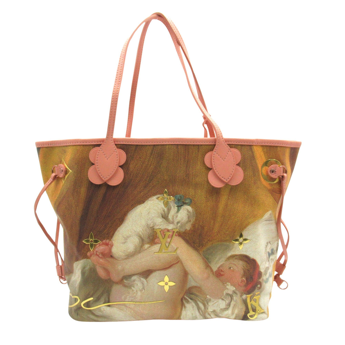 Louis Vuitton Neverfull Mm  Canvas Tote Bag