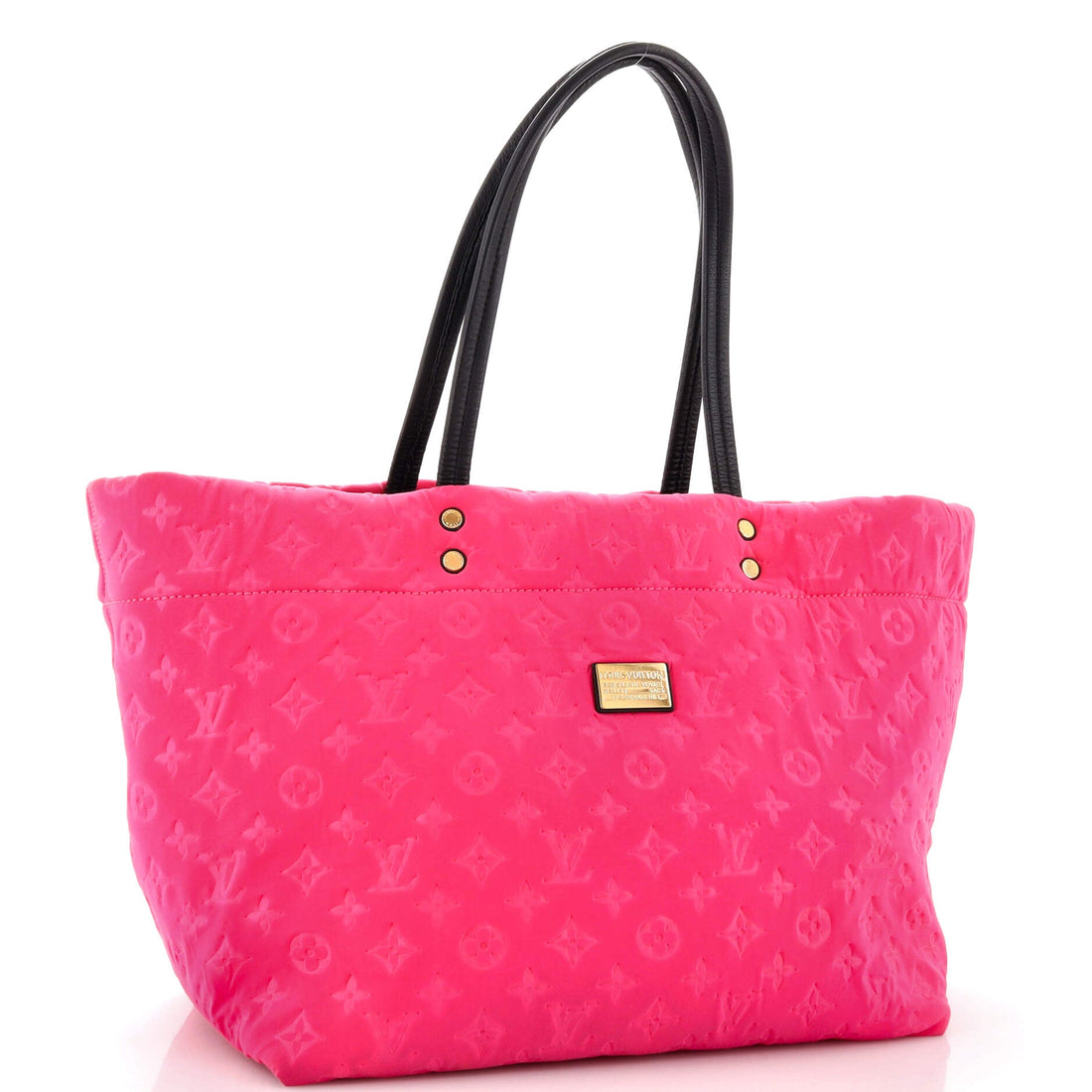 Scuba Tote Monogram Embossed Neoprene MM