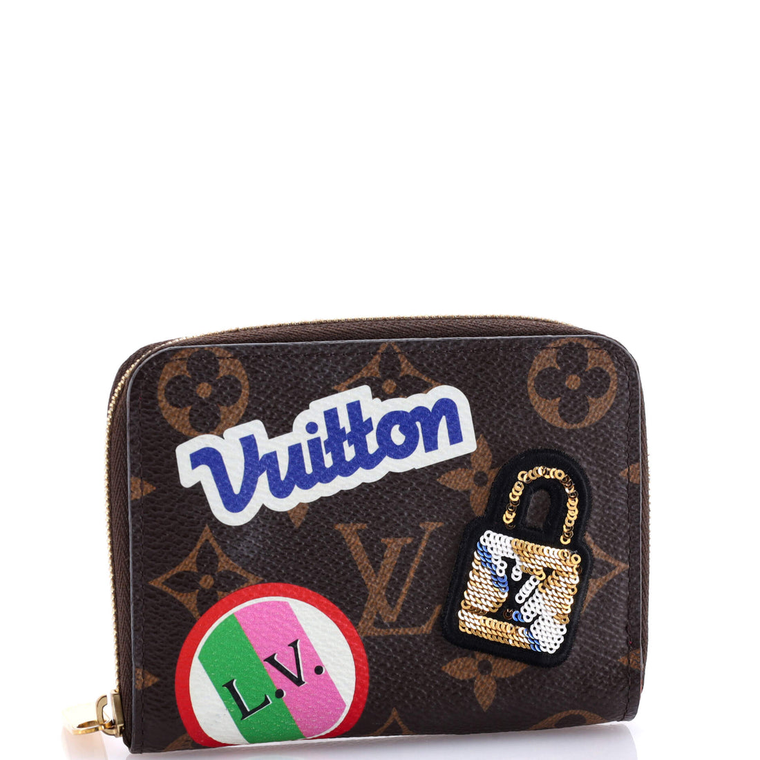 Zippy Coin Purse Limited Edition Patches Monogram Canvas