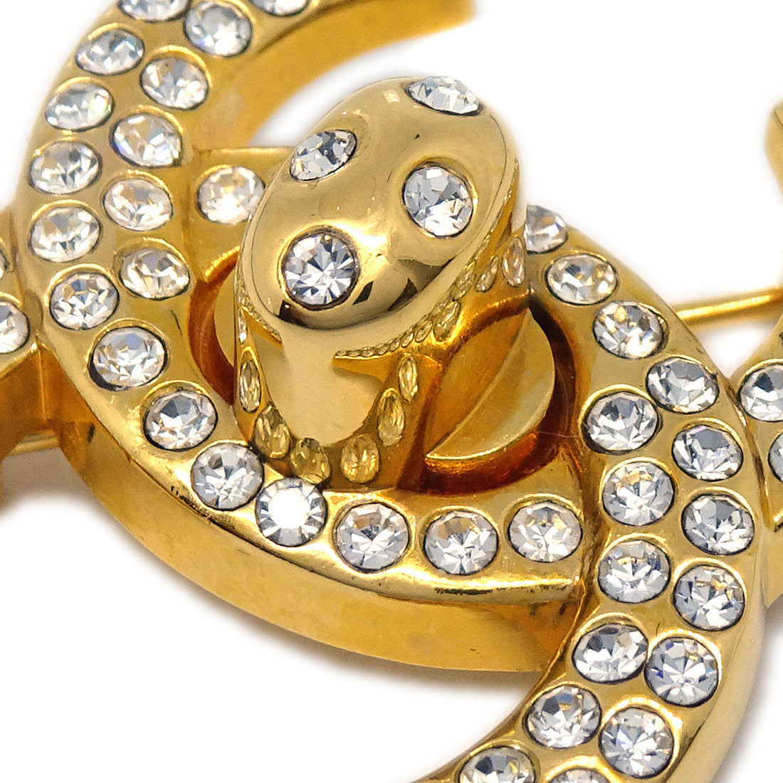 Chanel Brooch Pin Gold 96P