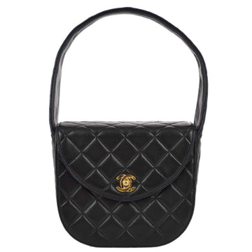 Chanel 1991-1997 Black Lambskin Handbag