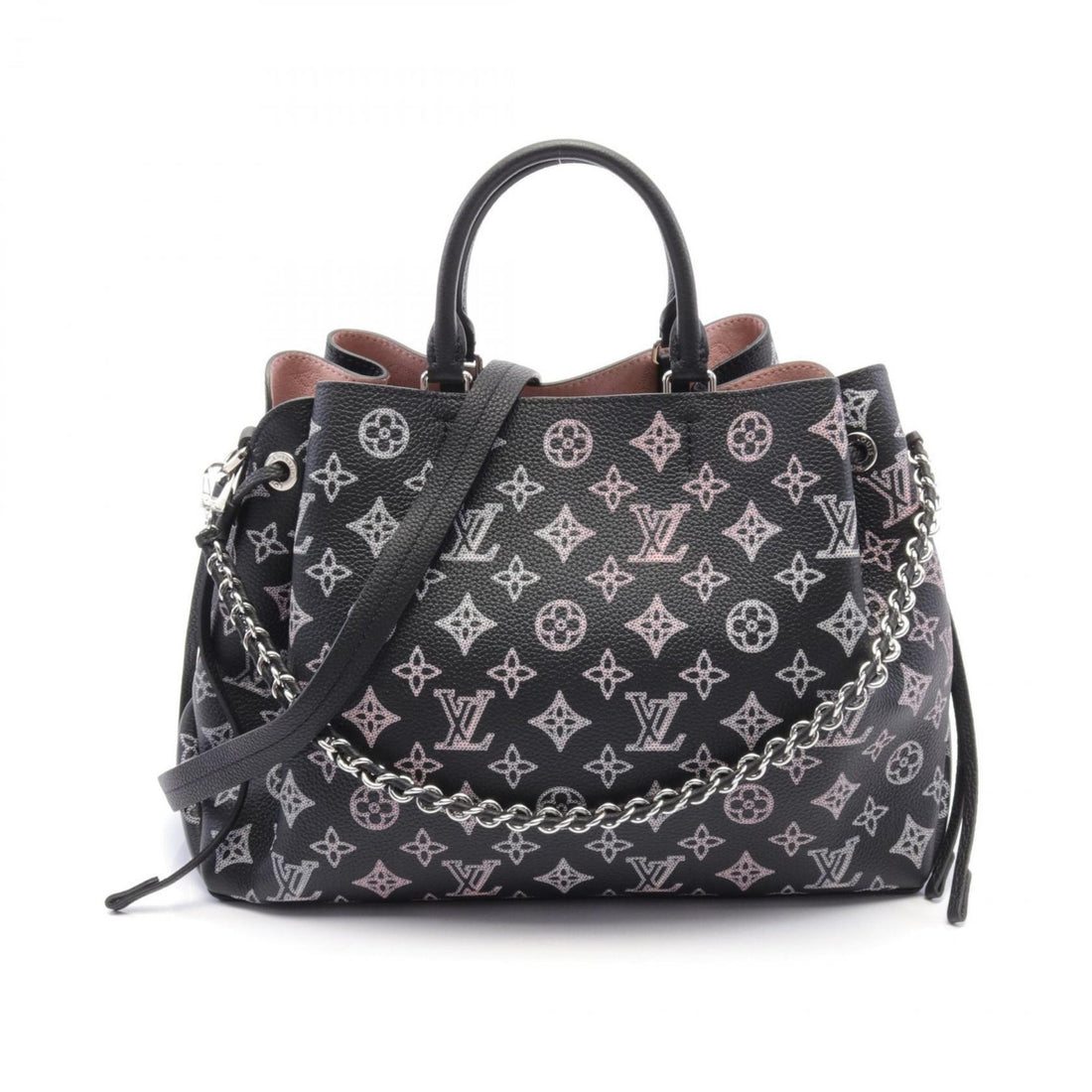 Louis Vuitton  Noir pink Leather Handbag