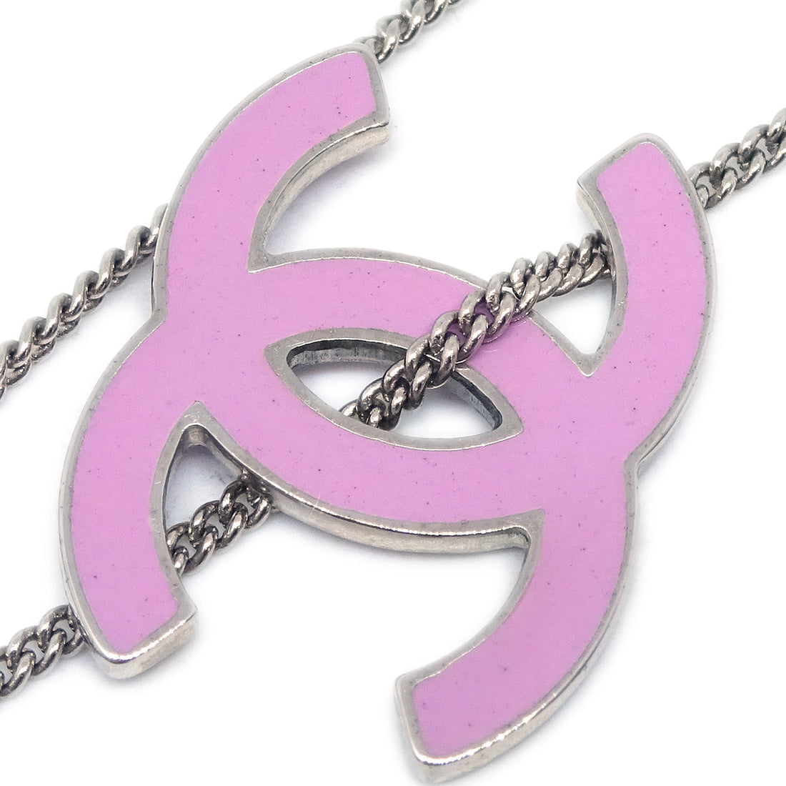 Chanel Silver Clover Bracelet 04P