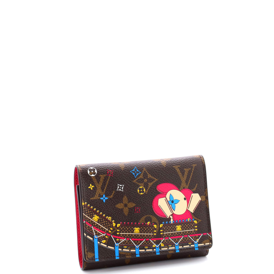 Victorine Wallet Limited Edition Vivienne Xmas Monogram Canvas