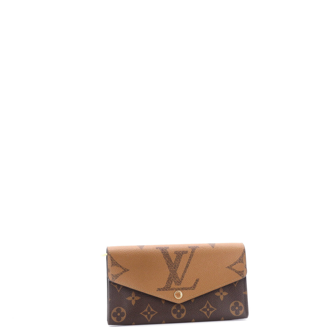 Sarah Wallet NM Reverse Monogram Giant and Monogram Canvas