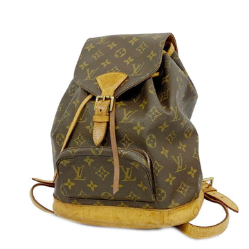 Louis Vuitton Montsouris Mm  Canvas Backpack Bag