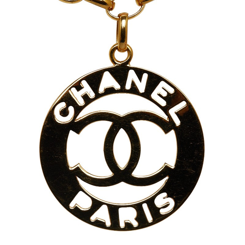 Chanel Big Coca-Cola Necklaces Gold   Chanel