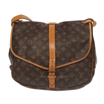 Louis Vuitton Saumur 35  Canvas Shoulder Bag