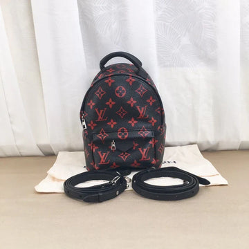 LOUIS VUITTON - Backpack - Coated Canvas Black for Women B7-30