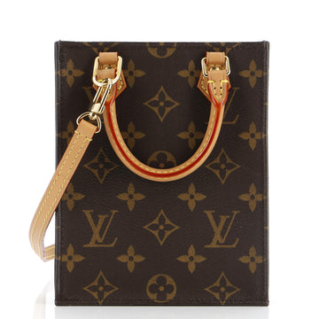 Petit Sac Plat Bag Monogram Canvas