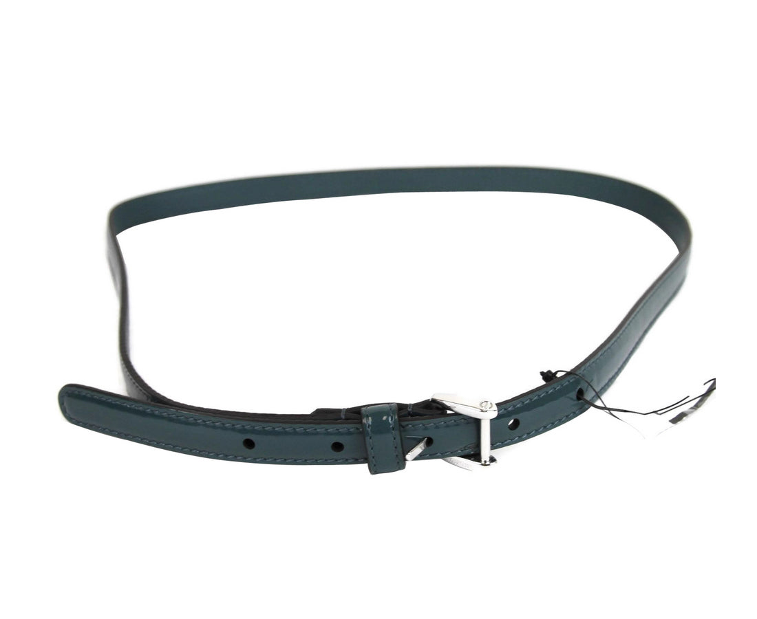 Gucci Women's  Leather Slim Buckle Belt